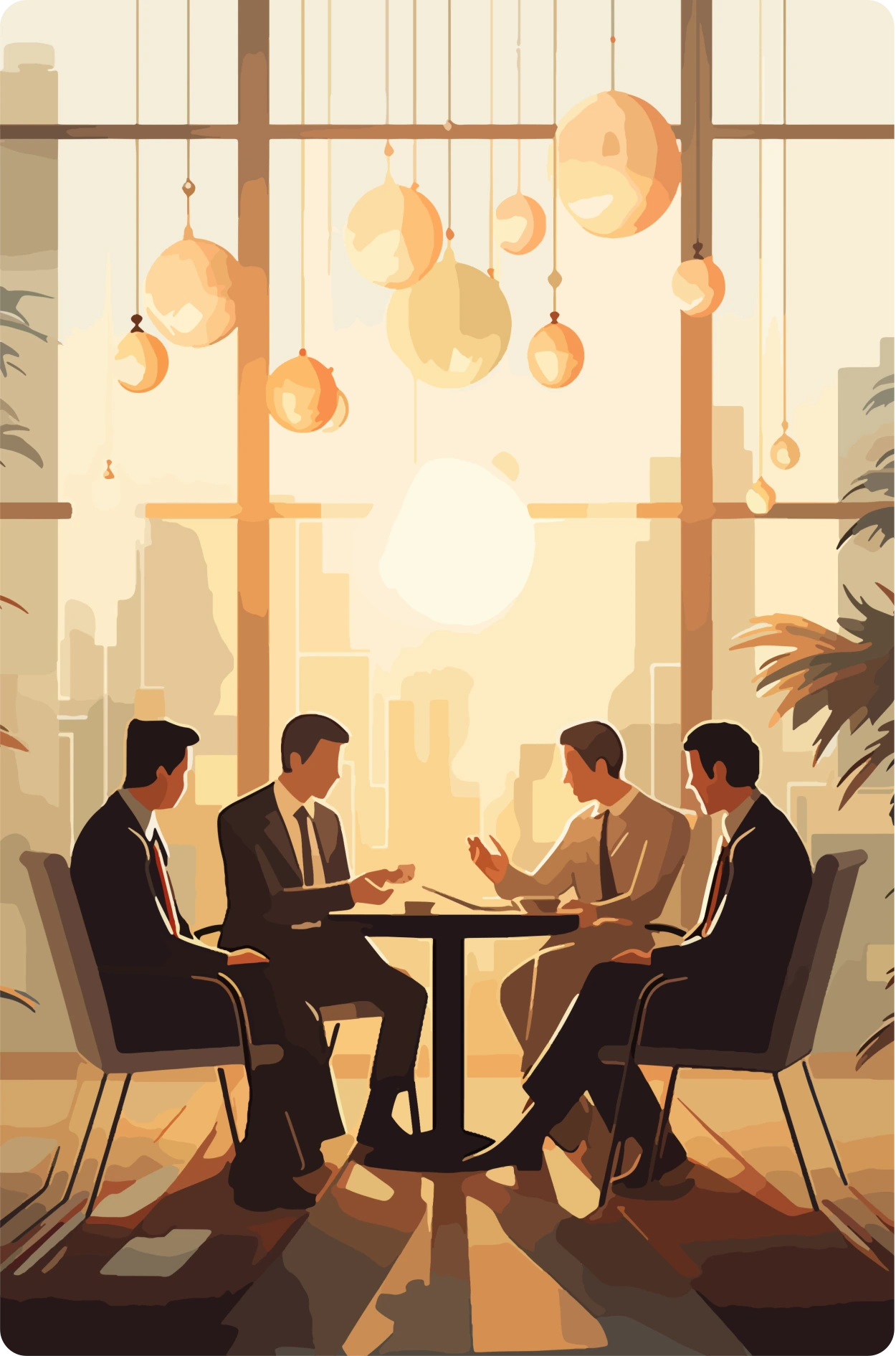 Michigan business team discussing offshore accounting support – Money Mate